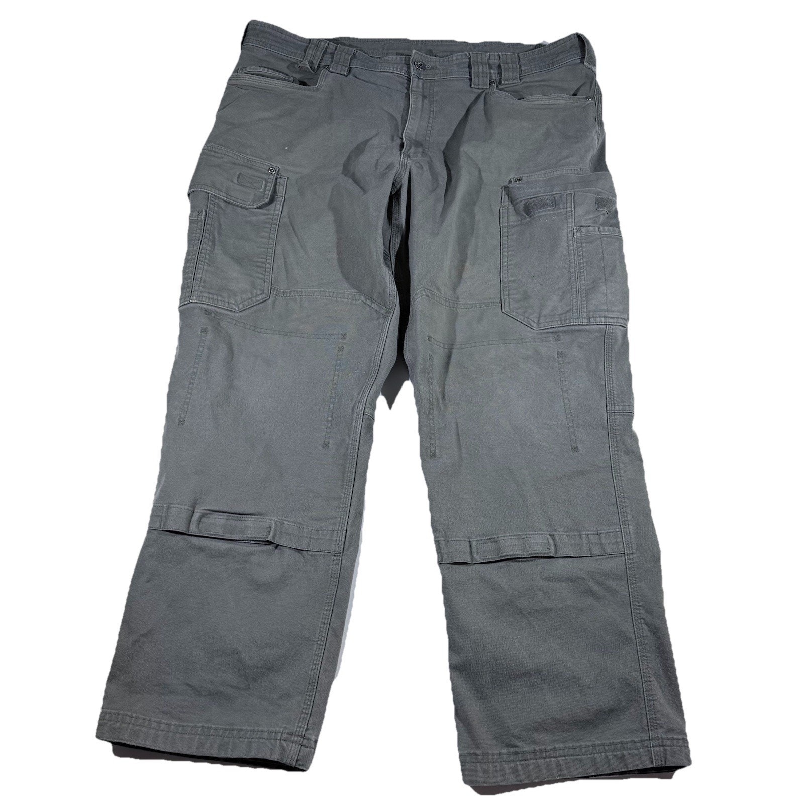 Duluth Trading Fire Hose Cargo Pants 40x30 Relaxed Fit Style Rna Gray